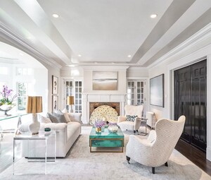 Living Room in 4 BHK Builder Floor at Paschim Vihar – for Sale