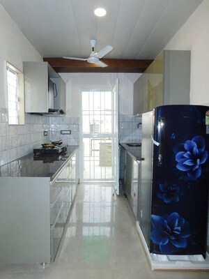 Kitchen in 4 BHK Builder Floor at Anand Lok – for Rent
