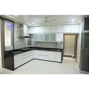 Kitchen in 4 BHK Builder Floor at Paschim Vihar – for Sale