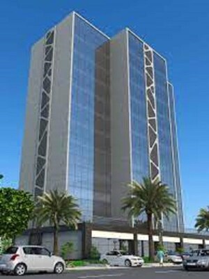  Office Space – Exterior View View at Sandesh Solitaire Corporate Park, Makarba - for Rent