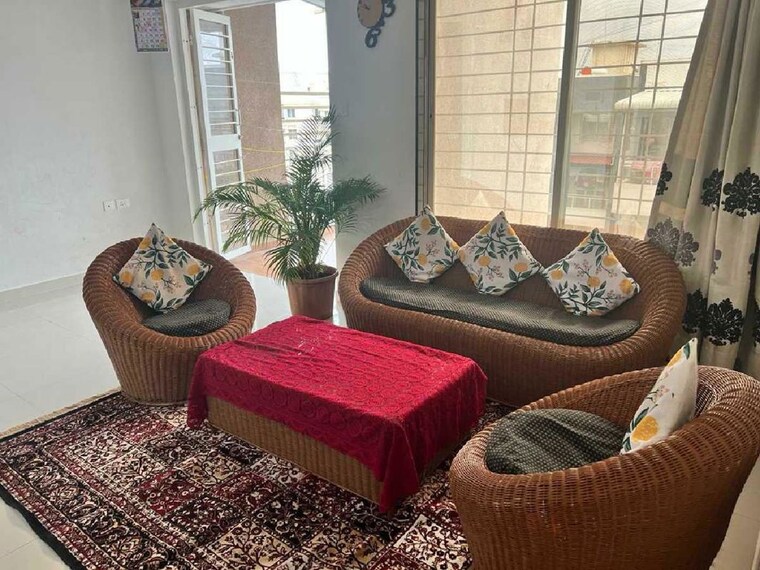 Living Room, ssd-sai-crystal 2 Bedroom 950 Sq.Ft. Apartment In Rahatani Pune 10153490