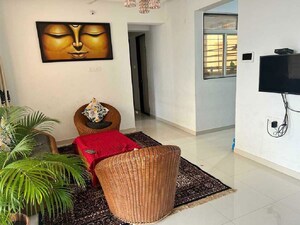 Living Room in 2 BHK Apartment at SSD Sai Crystal, Rahatani – for Sale