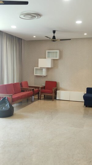 Living Room in 3 BHK Apartment at One Hiranandani Park, Ghodbunder Road – for Rent