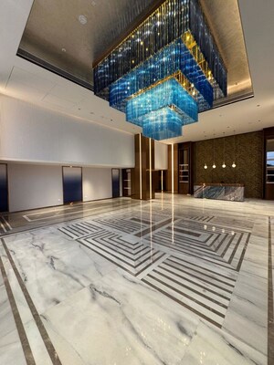 Building Lobby in 2 BHK Apartment at LnT Elixir Reserve, Powai – for Rent