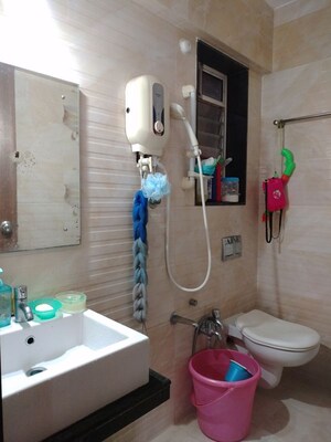Bathroom in 1 BHK Apartment at Micro Srishti, Bhandup West – for Sale