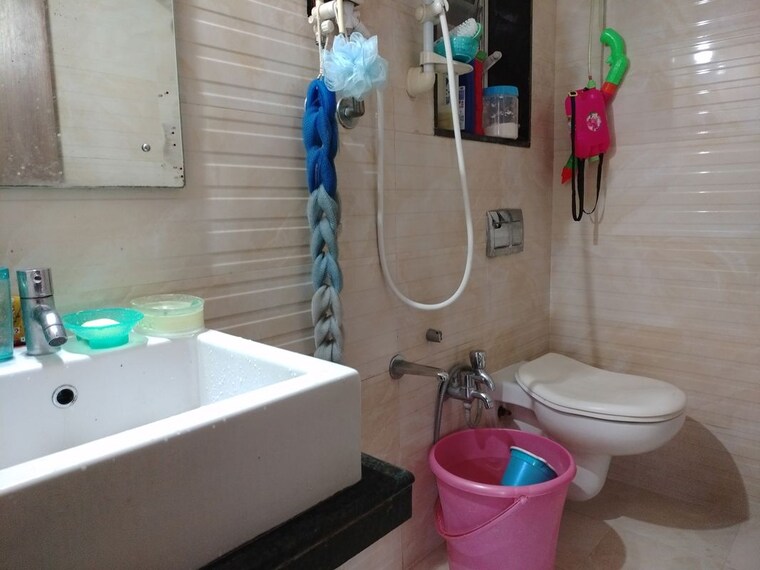 Bathroom, micro-srishti 1 Bedroom 430 Sq.Ft. Apartment In Bhandup West Mumbai 10153863