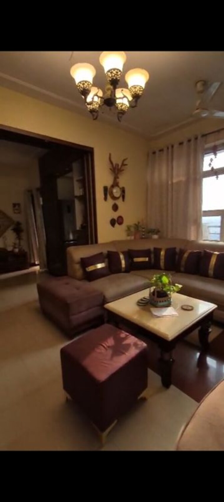 Living Room, supertech-icon 2 Bedroom 1200 Sq.Ft. Apartment In Ahinsa Khand 2 Ghaziabad 10153874