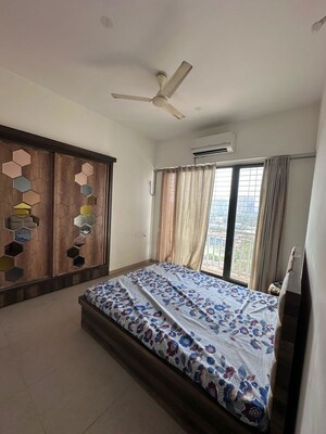 Bedroom in 3.5 BHK Apartment at Harmony Signature Towers, Owale – for Sale