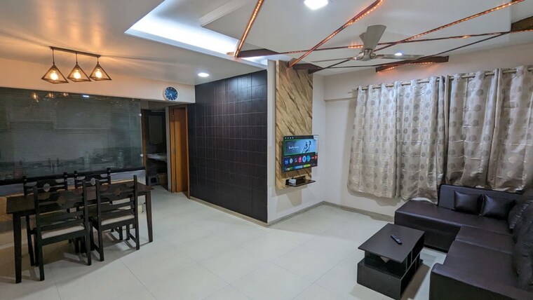 Living Room, tharwani-heights 2 Bedroom 850 Sq.Ft. Apartment In Sanpada Navi Mumbai 10153893