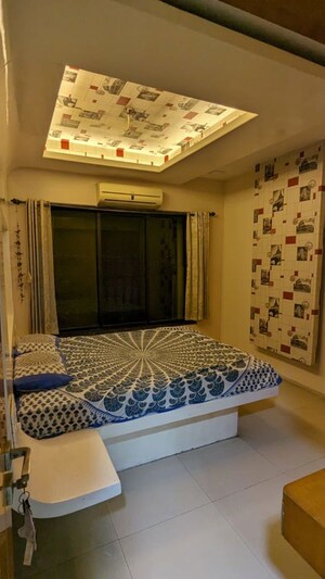 Bedroom in 2 BHK Apartment at Tharwani Heights, Sanpada – for Rent