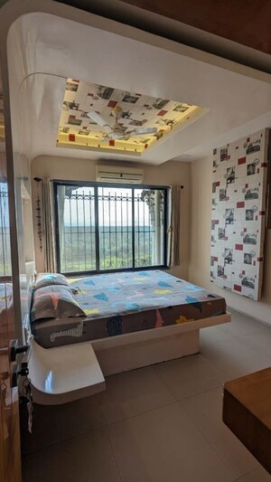 Bedroom in 2 BHK Apartment at Tharwani Heights, Sanpada – for Rent