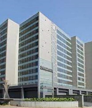  Office Space – Exterior View View at Sandesh Solitaire Corporate Park, Makarba - for Rent