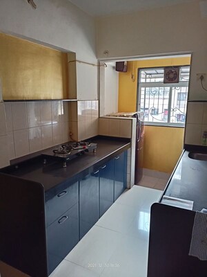 Kitchen in 1 BHK Apartment at Jalaram Park, Bhandup West – for Sale