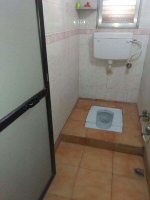 Bathroom in 1 BHK Apartment at Kailash Park, Bhandup West – for Sale