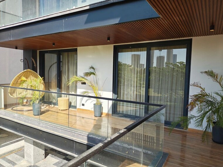 Balcony, adani-samsara-vilasa 4 Bedroom 4500 Sq.Ft. Builder Floor In Sector 63 Gurgaon 10153954