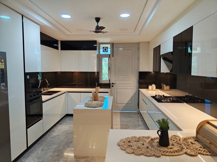 Kitchen, adani-samsara-vilasa 4 Bedroom 4500 Sq.Ft. Builder Floor In Sector 63 Gurgaon 10153954