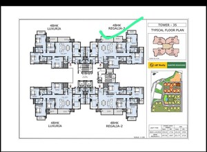 Master Plan in 5 BHK Apartment at LnT Raintree Boulevard, Hebbal – for Sale