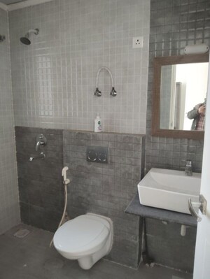 Bathroom in 2 BHK Apartment at Ajnara Ambrosia, Sector 118 – for Rent