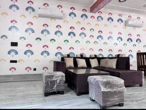 Master Bedroom in 3 BHK Independent House at Omaxe NRI City Plots, Omega Ii Greater Noida – for Rent