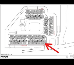 Floor Plan in 3 BHK Apartment at Assetz Canvas And Cove, Hosur Road – for Sale