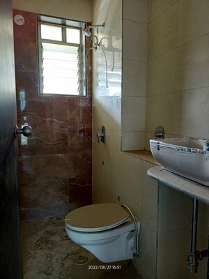 Bathroom in 1 BHK Apartment at Sharda Edifice Celestial, Bhandup West – for Sale