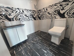 Bathroom in 3 BHK Apartment at Ramprastha Greens Pearl Court, Vaishali Sector 9 – for Rent