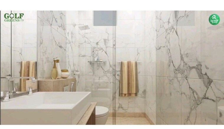Bathroom, signature-global-golf-greens 3 Bedroom 732 Sq.Ft. Apartment In Sector 79 Gurgaon 10154757