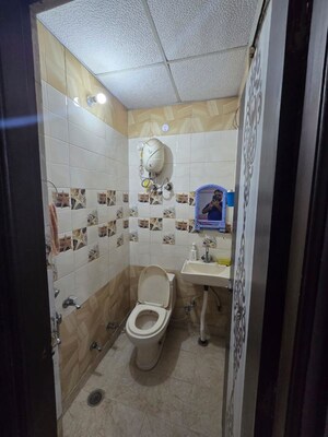 Bathroom in 2 BHK Builder Floor at Maya Homes, Indrapuram – for Rent