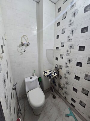 Bathroom in 2 BHK Builder Floor at Maya Homes, Indrapuram – for Rent