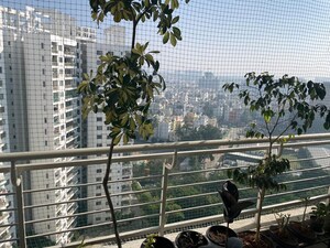 Balcony in 3 BHK Apartment at Puravankara Elita Promenade, Jp Nagar – for Sale