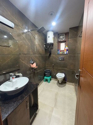 Bathroom in 3 BHK Builder Floor at Saket – for Rent