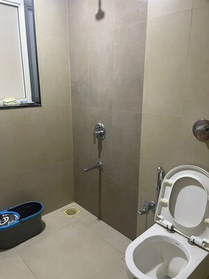 Bathroom in 3 BHK Apartment at Lily White, Jogeshwari East – for Rent