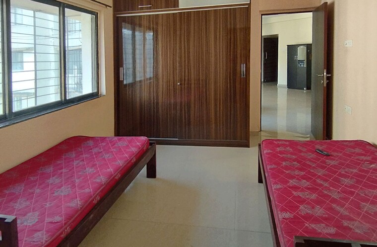 Bedroom, moti nagar Pg For Boys In Moti Nagar 10155748