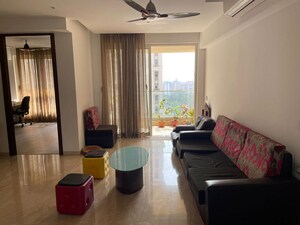 Living Room in 3 BHK Apartment at Hiranandani Meadows, Manpada – for Rent
