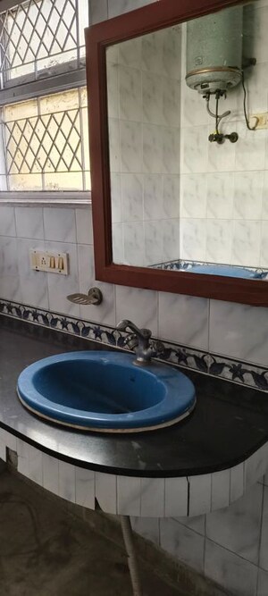 Bathroom in 3 BHK Builder Floor at Kalkaji – for Rent
