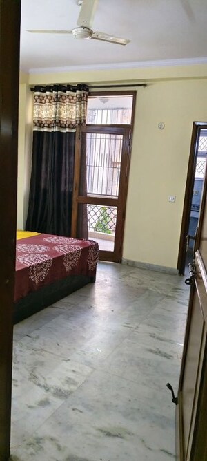Bedroom in 3 BHK Builder Floor at Kalkaji – for Rent