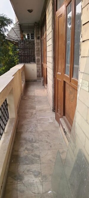 Balcony in 3 BHK Builder Floor at Kalkaji – for Rent