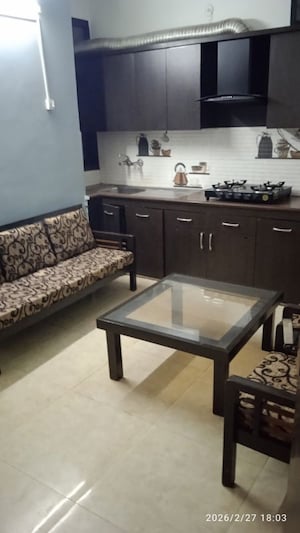 Kitchen in 1 BHK Builder Floor at Sector 44 – for Rent
