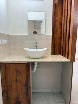 Bathroom in 3 BHK Apartment at Casagrand Boulevard, Hennur Road – for Rent