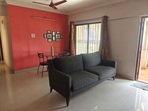 Living Room in 2 BHK Apartment at Goel Ganga Constella, Kharadi – for Rent