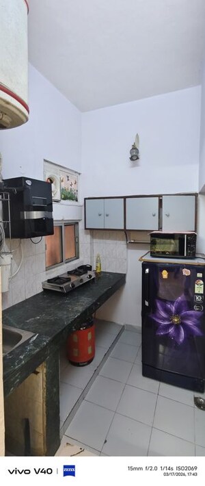 Kitchen in Studio Apartment at Defence Colony – for Rent