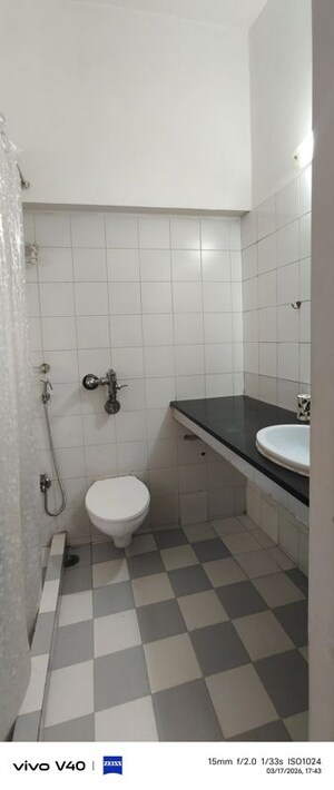 Bathroom in Studio Apartment at Defence Colony – for Rent