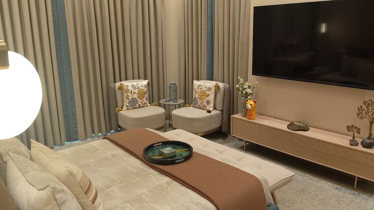Living Room, signature-global-sarvam 3 Bedroom 1800 Sq.Ft. Apartment In Sector 37d Gurgaon 10156478