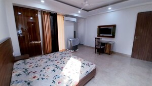 Bedroom in 1 BHK Builder Floor at Ansal Sushant Lok I, Sector 43 – for Rent