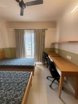 Building Lobby in 4 BHK Apartment at Sonigara Omega Paradise, Wakad – for Rent