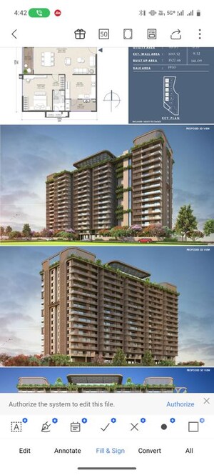 3 BHK Apartment – Exterior View View at Koncept Ambience Azure, Kokapet - for Sale