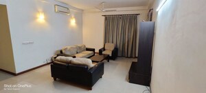 Living Room in 3 BHK Apartment at Unitech Uniworld Gardens, Sector 47 – for Rent