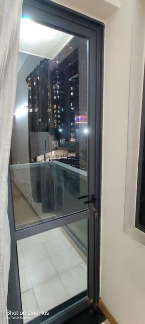 Balcony in 3 BHK Apartment at Unitech Uniworld Gardens, Sector 47 – for Rent