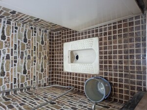 Bathroom in 2 BHK Apartment at Haware Panchavati, Ghansoli – for Rent