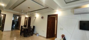Living Room in 3 BHK Builder Floor at Unitech Greenwood City Apartment, Sector 45 – for Rent